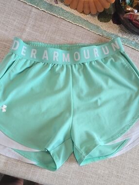 Under Armour Mint Green Women's Running Shorts